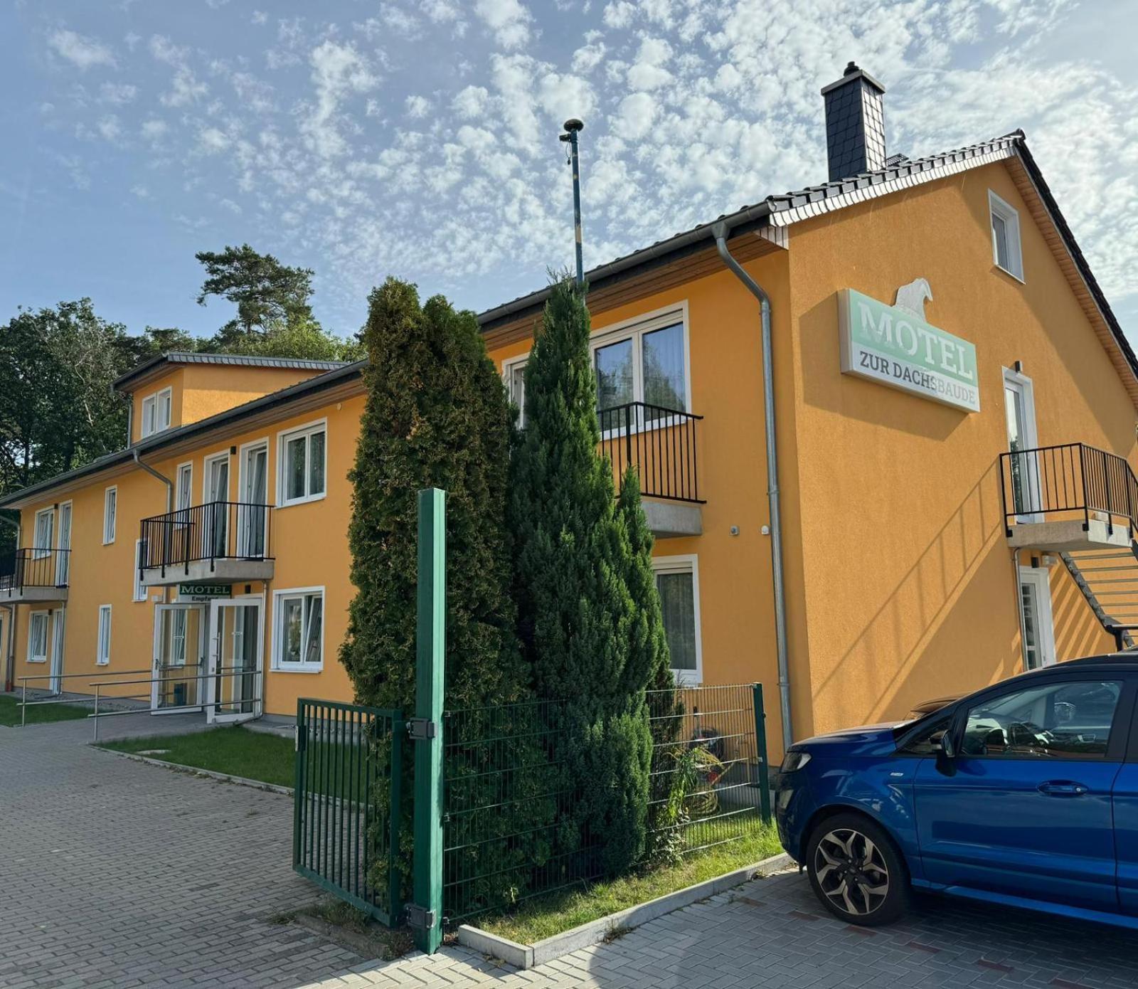 Motel Zur Dachsbaude Wandlitz Zewnętrze zdjęcie